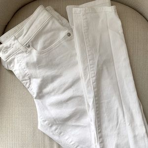 White Jeans from the Loft, New/never worn